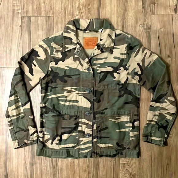 Levi's | Jackets & Coats | Levis Camo Trucker Jacket | Poshmark